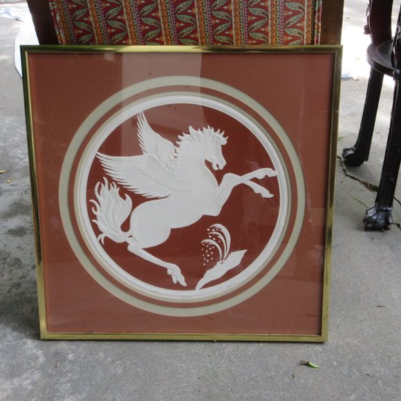 Pegasus Signed Embossed Print Carol Eytinge Numbered 3/500 Framed MINT - Picture 3 of 16